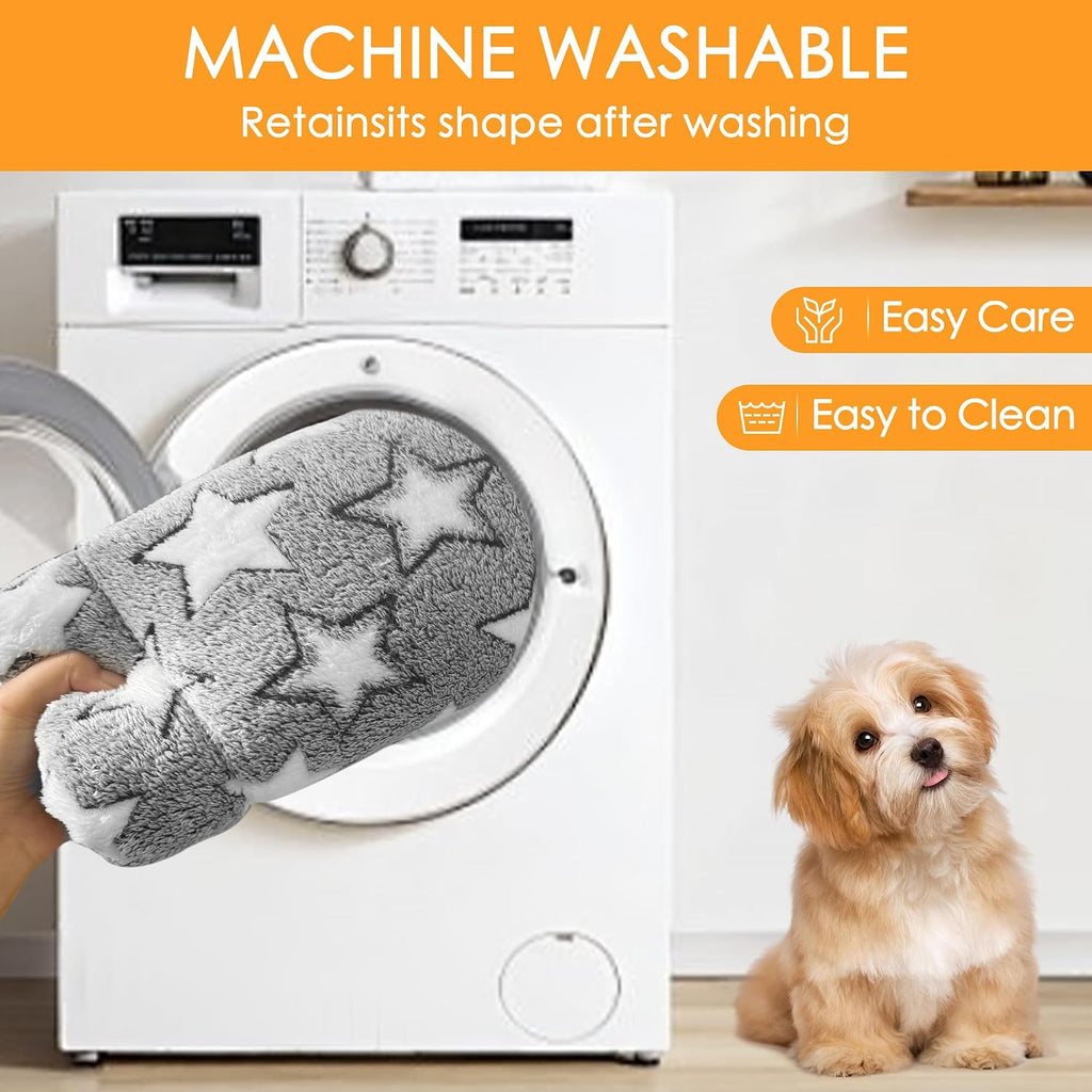 Dog Crate Pad Washable Cat Dog Pet Bed for Crate kennel puppy Mat 18in Gray