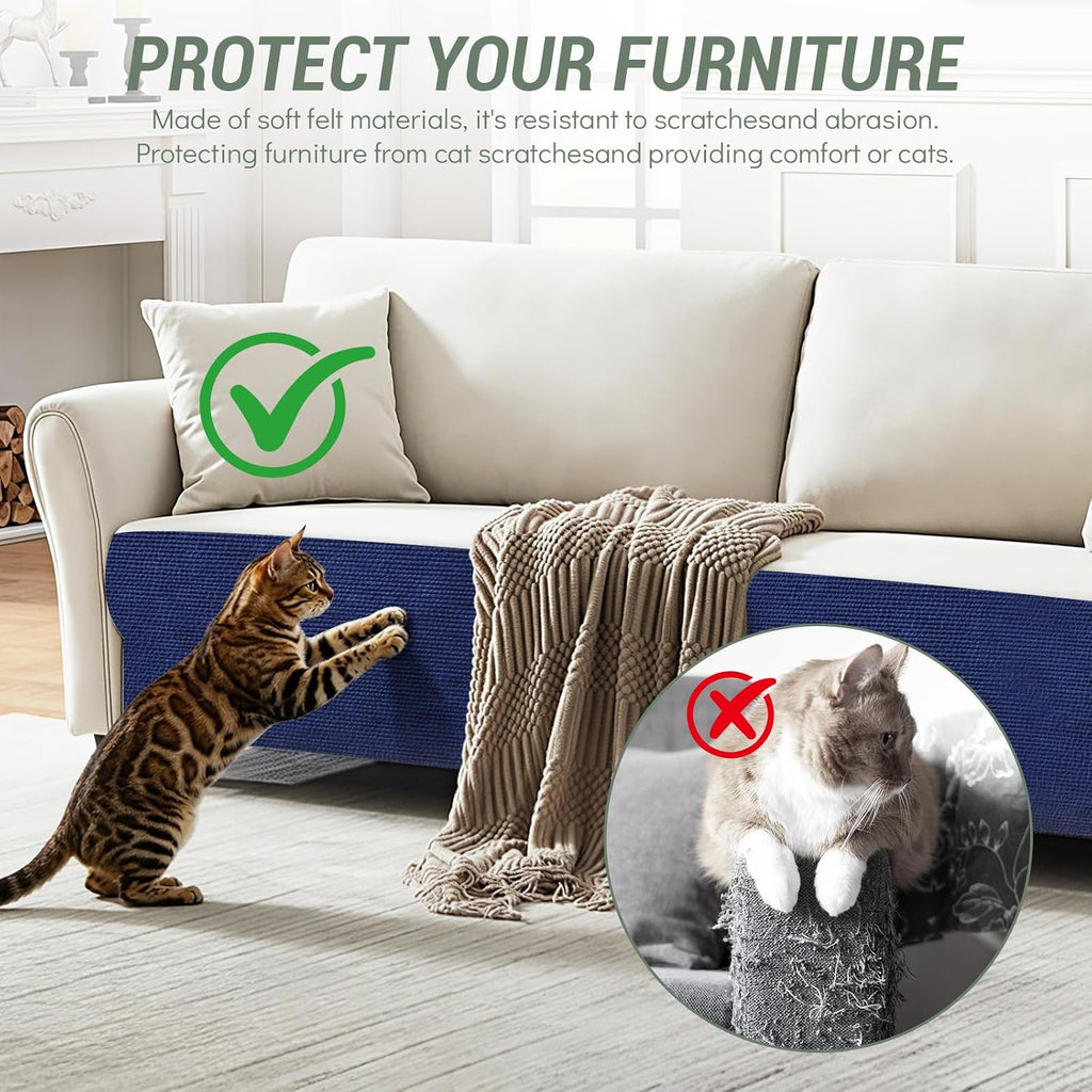 Cat Scratch Couch Protector, 78.7"x15.8" Self-Adhesive Furniture Protector