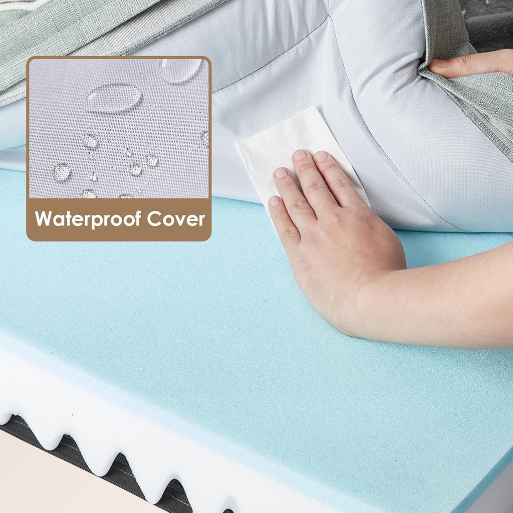 EHEYCIGA Orthopedic Extra Large Dog Bed, Waterproof Washable XL Pet Bed 44"