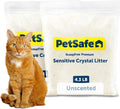 PetSafe ScoopFree Premium Crystal Litter, Fragrance Free, 4.3Lb Bag, 2 Pack