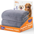 Washable Pee Pads for Dogs,2 Pack 48x48 Reusable Whelping Pads for Playpen | Waterproof, Absorbent, Leakproof,Dog Maat for Old Dog Incontinence, Potty Training, Order Control, Fast Dry