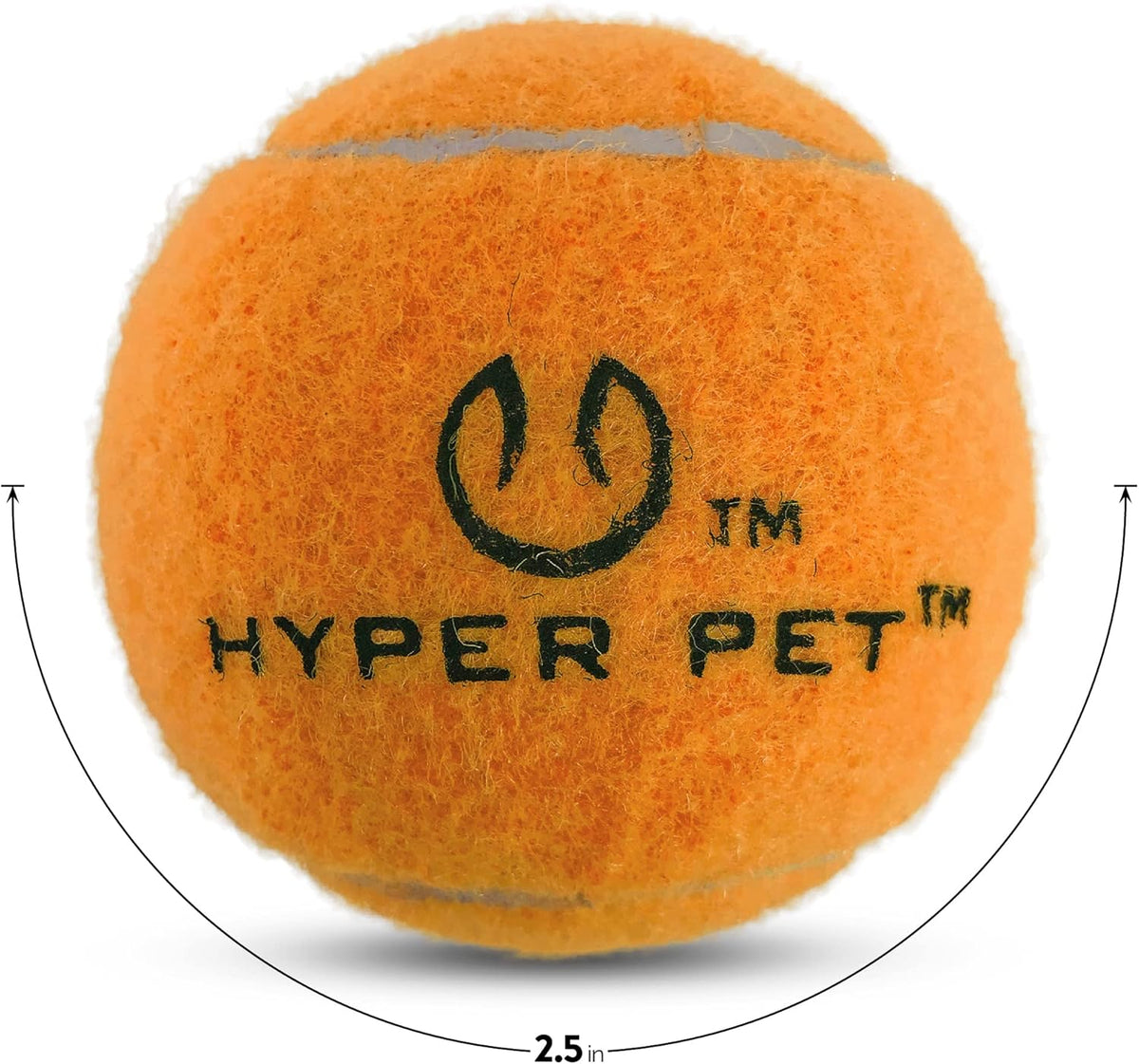 Hyper Pet MINI Tennis Balls for Dogs Safe Dog Toys & Tennis Balls for Exercise, Training, Hyper Pet K9 Kannon Dog Ball Launcher) Bright Colored Interactive Orange Pack of 4 | Safe playthings for exercise and training, works with the K9 Kannon launcher,...
