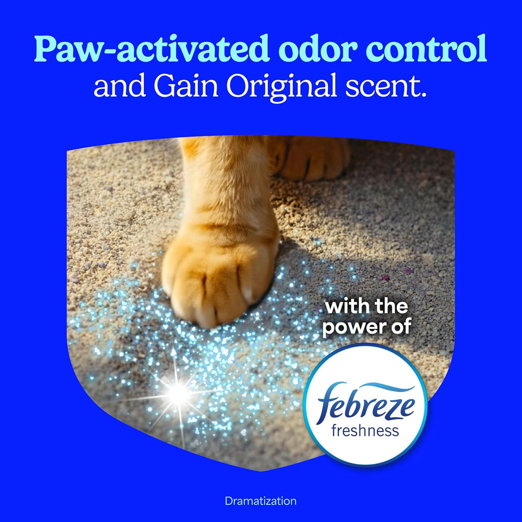 Fresh Step Odor Shield Multi Cat Clumping Cat Litter with Gain, 14 lb.