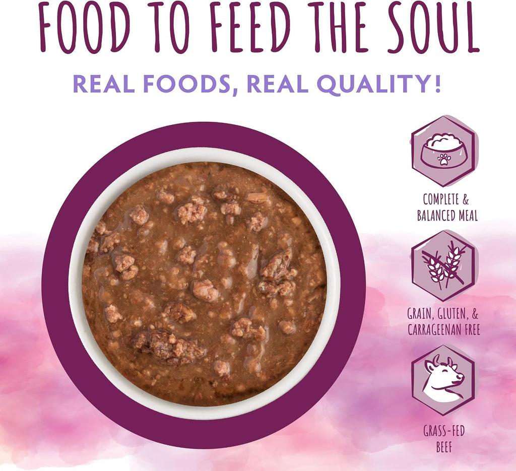 Soulistic Moist and Tender, Beef Dinner in Gravy 3oz Can, Pack of 12