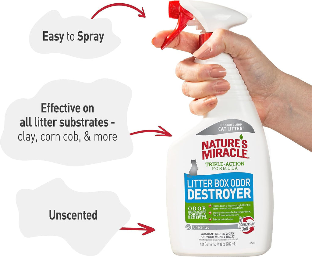 Nature's Miracle Litter Box Odor Destroyers (Pack of 2)