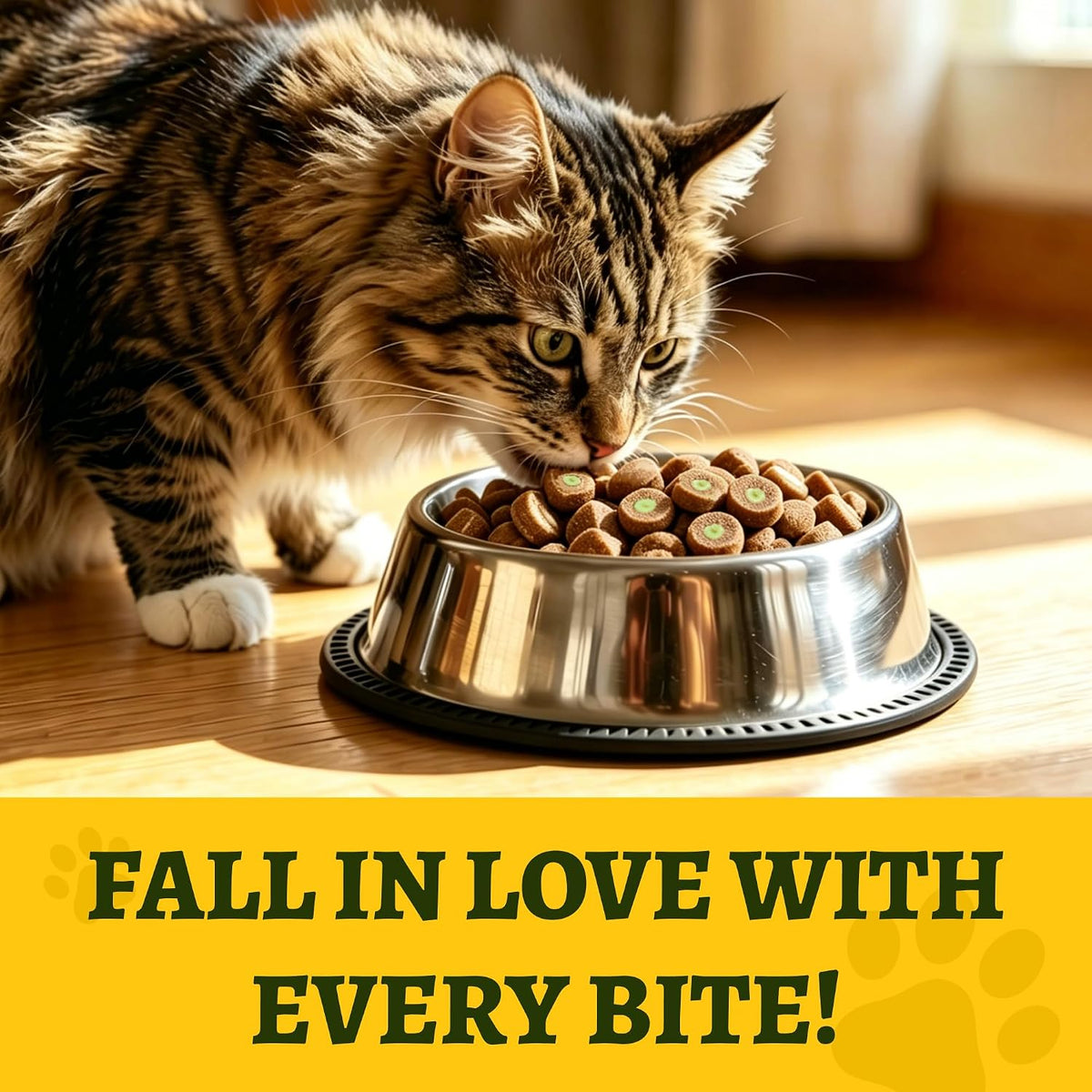 Just Try Hairball Relief Cat Food with Cat Grass, Pumpkin & Taurine, 5 lb