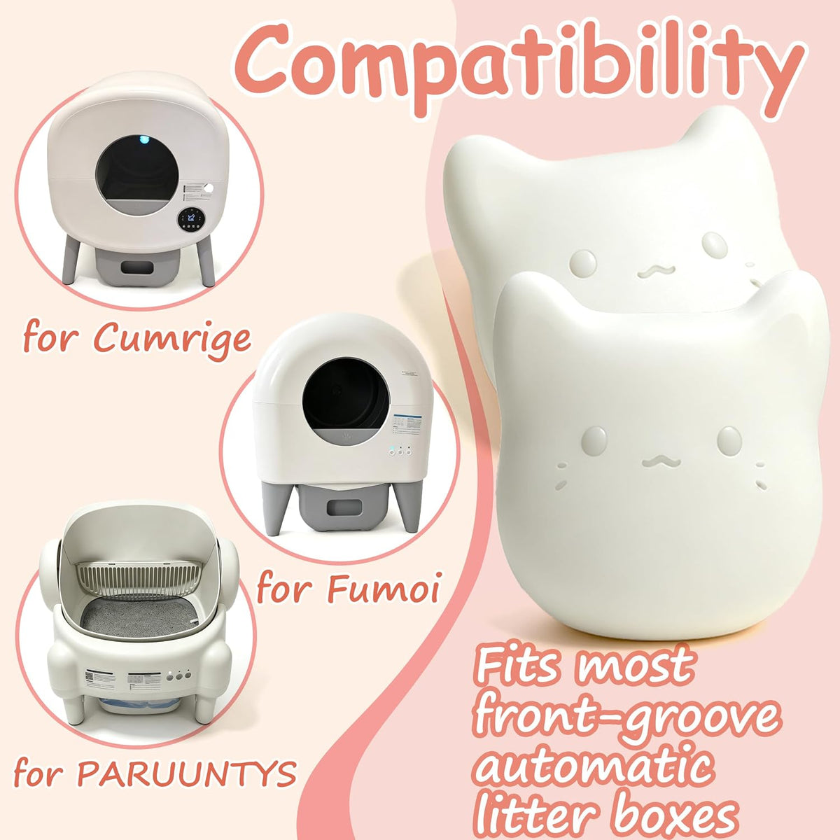 NewKe 6 Pack Camellia Scent Deodorizer for Cumrige Self Cleaning Litter Box