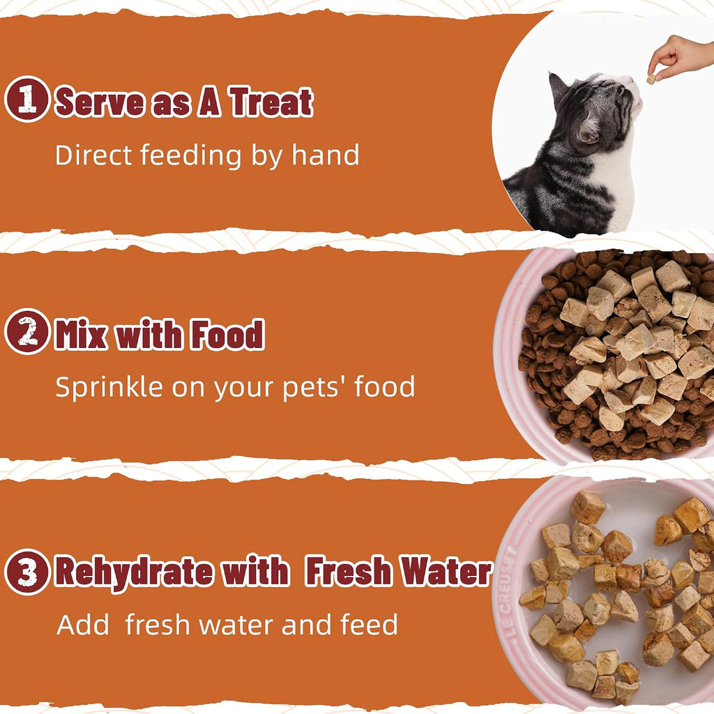 Just Try 9 oz Freeze-Dried Chicken Liver Treats for Dogs - Natural, Protein-Packed Dog Training Snacks - Grain-Free, Iron & Vitamin A Rich