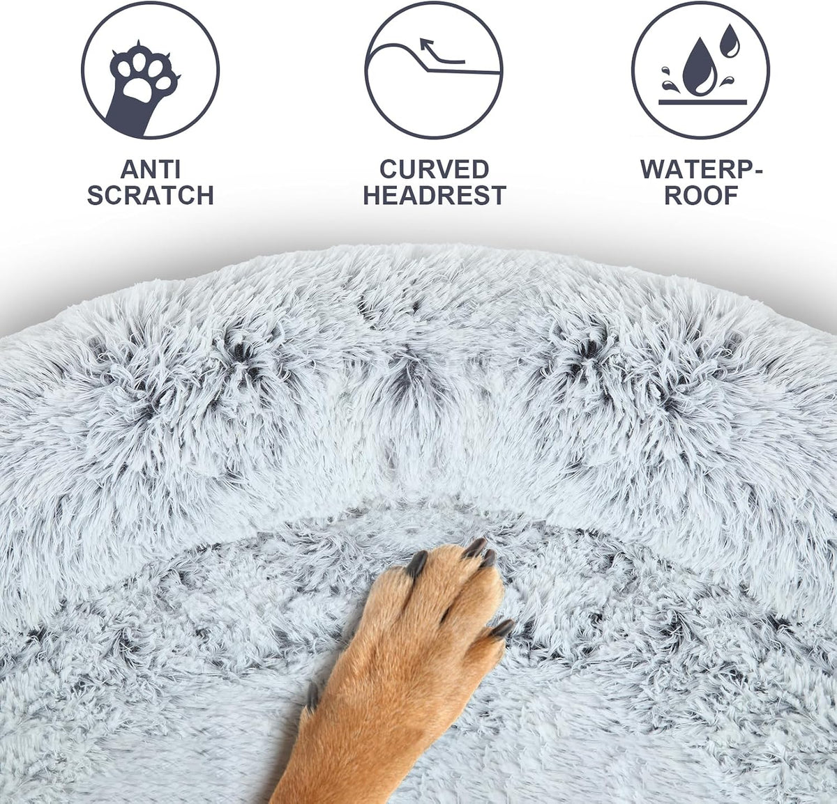 Luxurious Dog Couch Bed Protector for Dogs Pet Couch Cover Dog Sofa Beds(L)