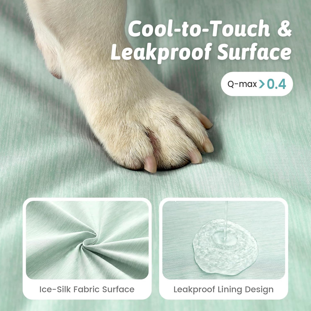 COZY KISS Cooling Dog Bed for Extra Large Dogs, 48" Orthopedic Pet Sofa