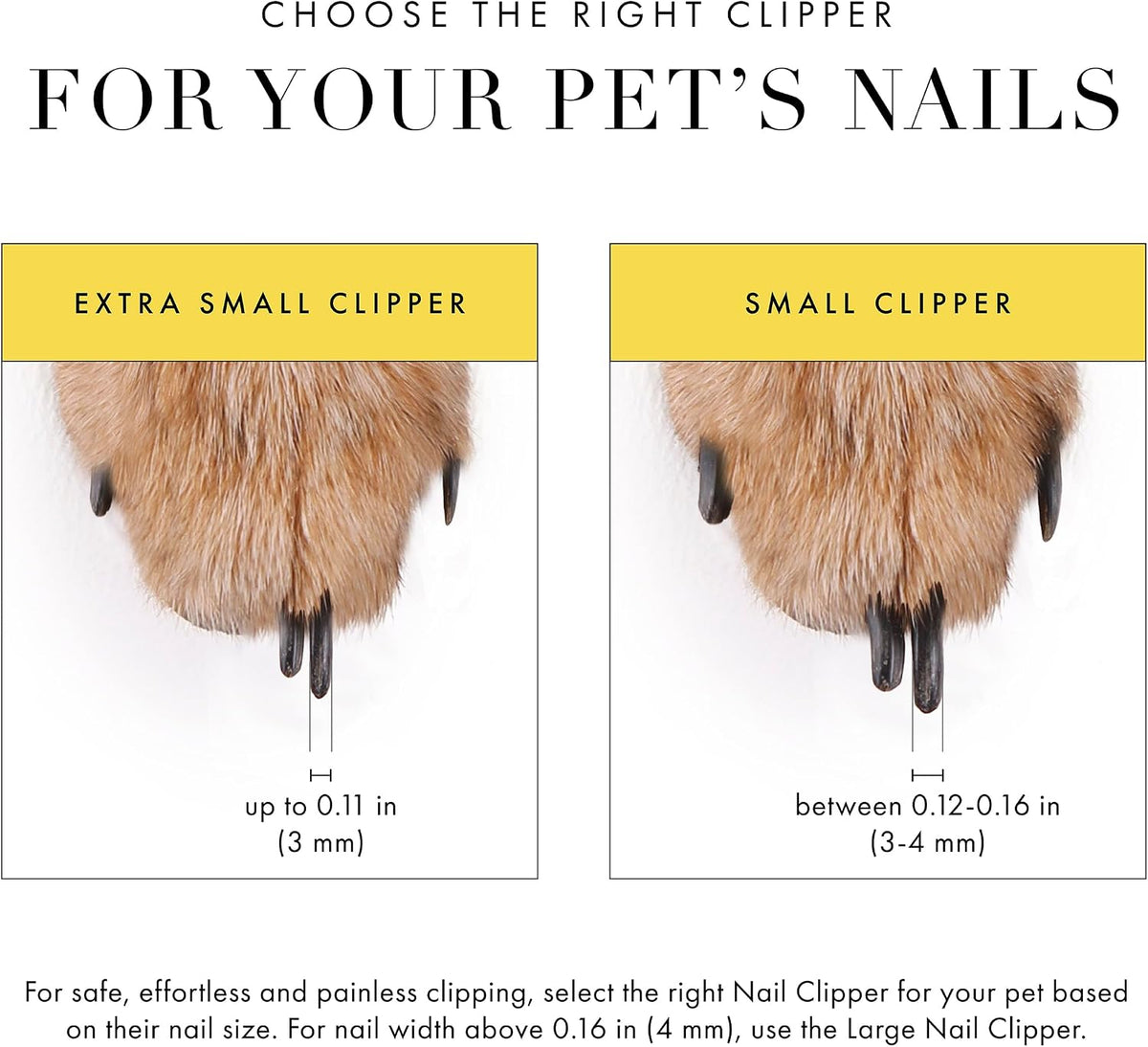 Tweezerman X-Small Nail Clippers for Pets- Manual Professional Nail Trimmer