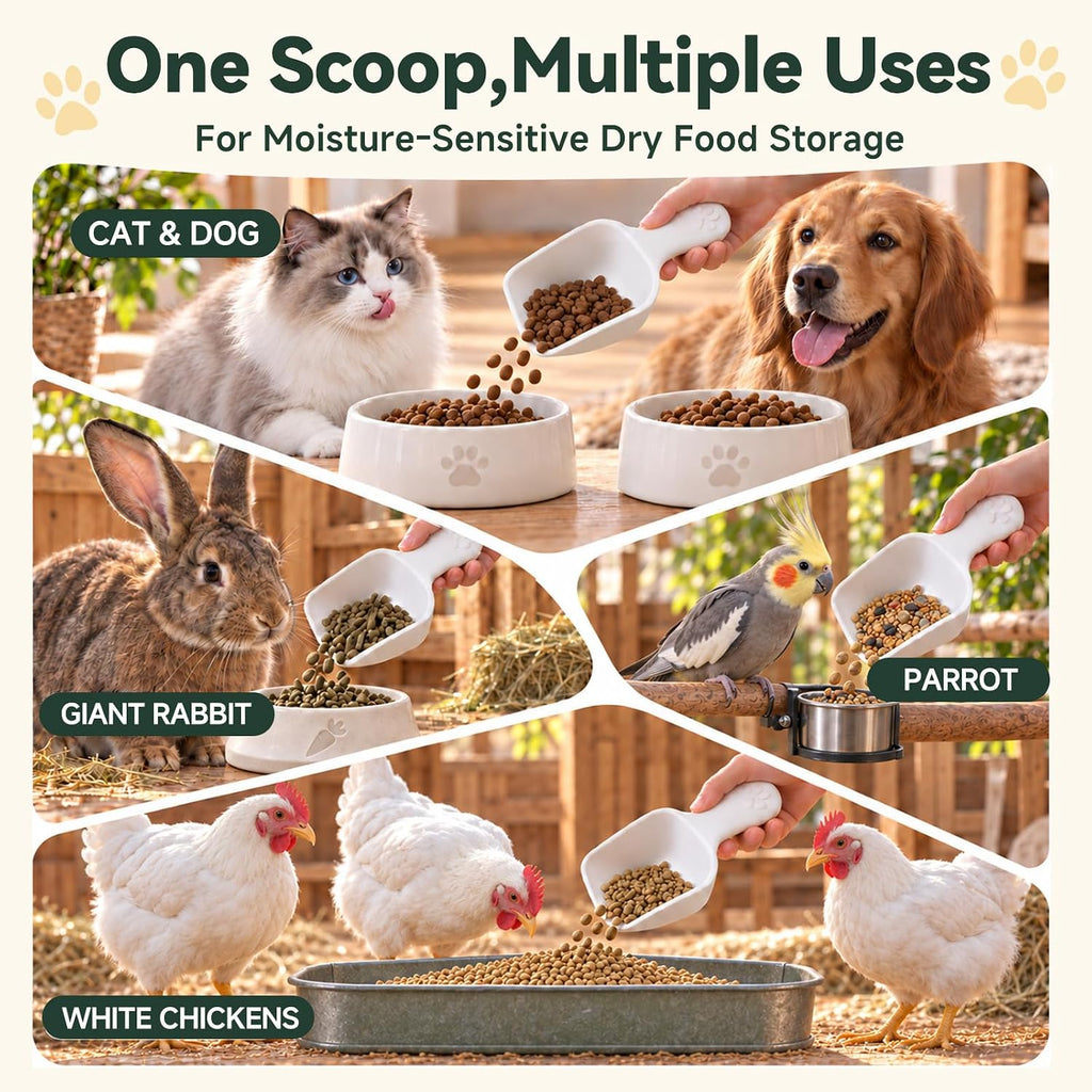 Diatom Drying Scoop 1 Cup for Pet Food