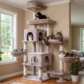 Hey-brother Cat Tree Tower with Stable Extended Base, 3 Platforms, MPJ038MU