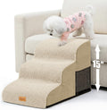 Topmart 3 Tiers Foam Dog Ramps/Steps,Non-Slip Pet Steps