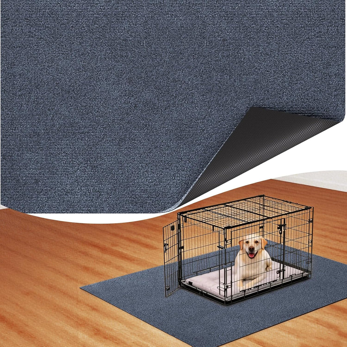 Dog Crate Mat, 29 in X 50 in Dog Playpen Mat Kennel Mat