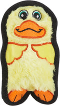 Outward Hound Durablez Minis Tough Chew Plush Squeaky Dog Toy, Duck, 6" | Durable for Rowdy Play, No Stuffing, Less Mess, Fetch & Toss, Jumbo Squeaker, Tough Chewers, Extra Small Dogs & Puppies