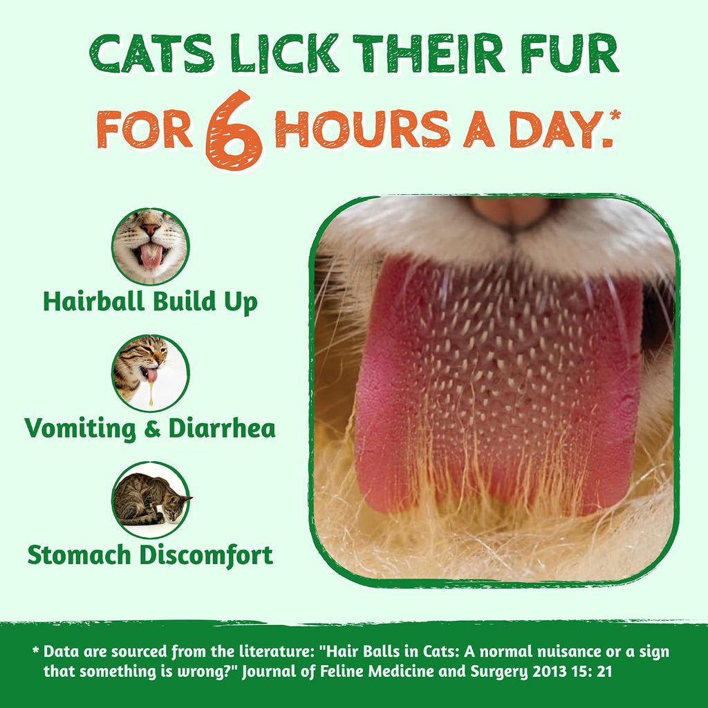 Just Try 16 oz Feline Grass Treats Tuna Flavor Hairball Treats for Cats