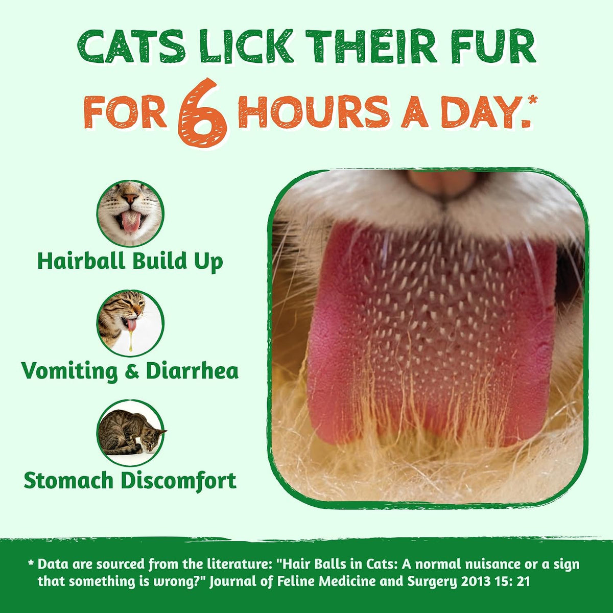 Just Try 16 oz Feline Grass Treats Tuna Flavor Hairball Treats for Cats