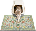 Unicorn Catcher 24"x15" Cat Litter Mat Non-Slip Washable Litter Box Mat