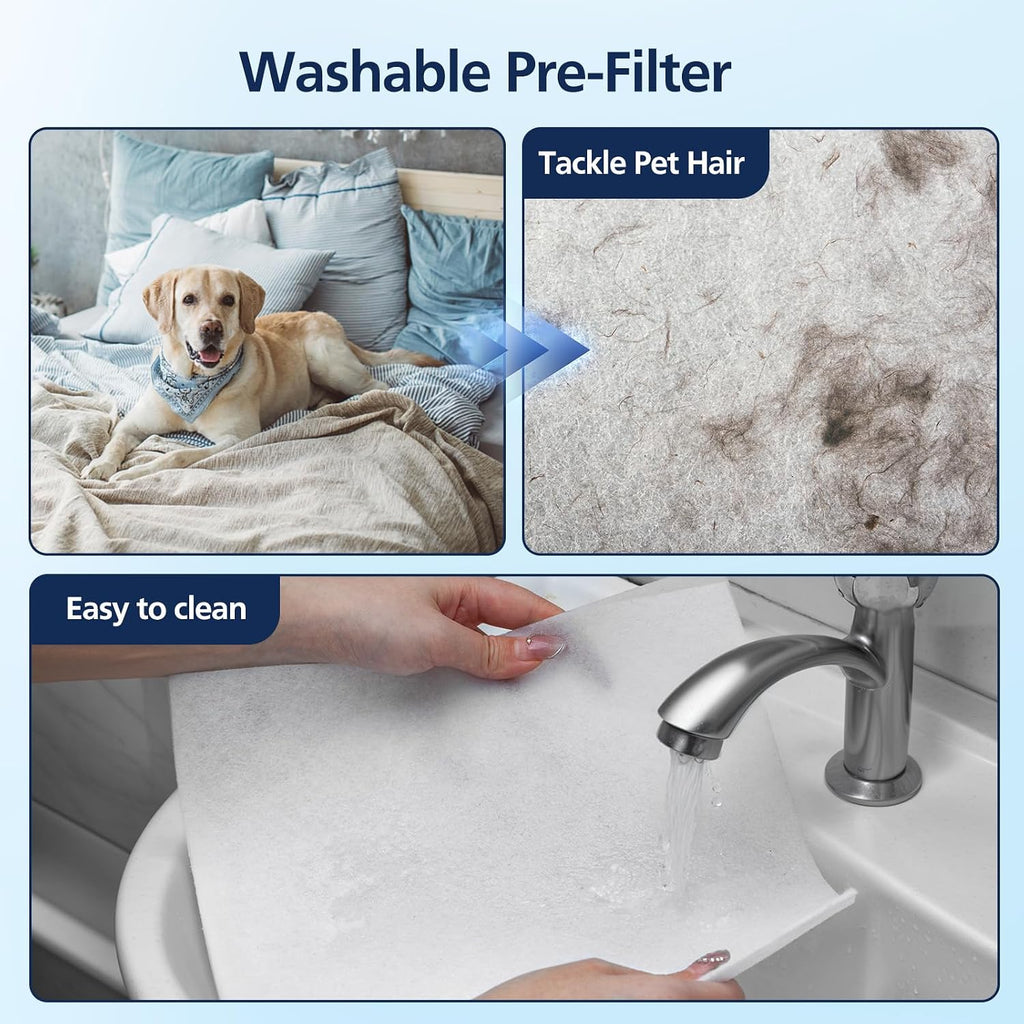 PR1 Replacement Filter for Mooka PR1 Air Purifier for Home Large Room