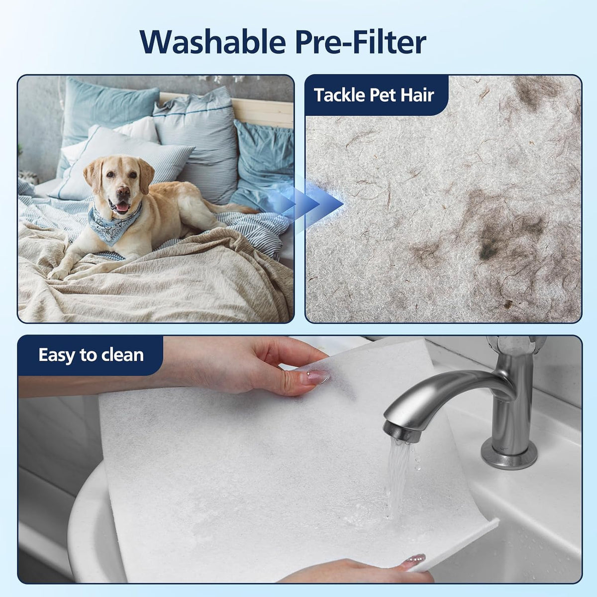 PR1 Replacement Filter for Mooka PR1 Air Purifier for Home Large Room