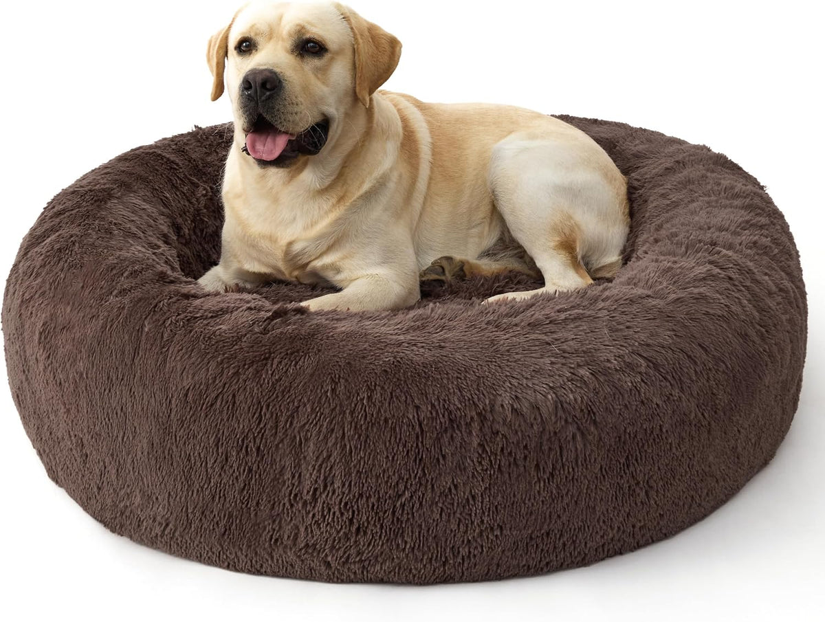 Bedsure SupportMax® Calming XL Dog Bed Extra Large Washable Pet Bed,42in