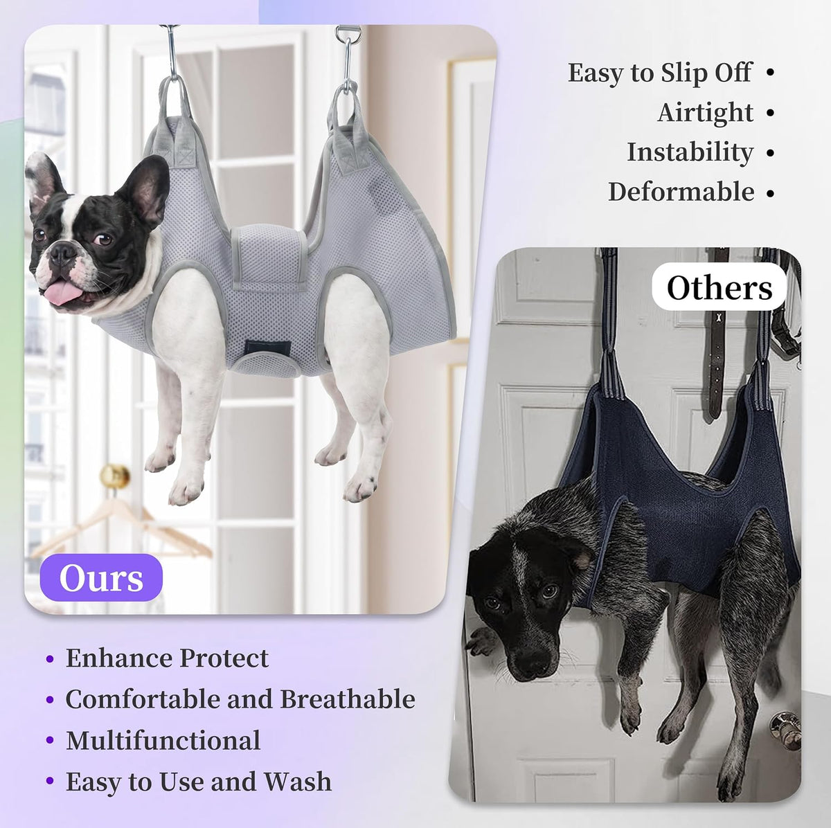 PatiencET Dog Grooming Hammock Kit