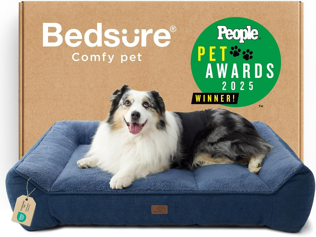 Bedsure SupportMax® Extra Thick Orthopedic XL Dog Beds Large Sized Dog