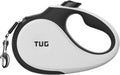 TUG Original Retractable Dog Leash, 16 ft (Medium, White)