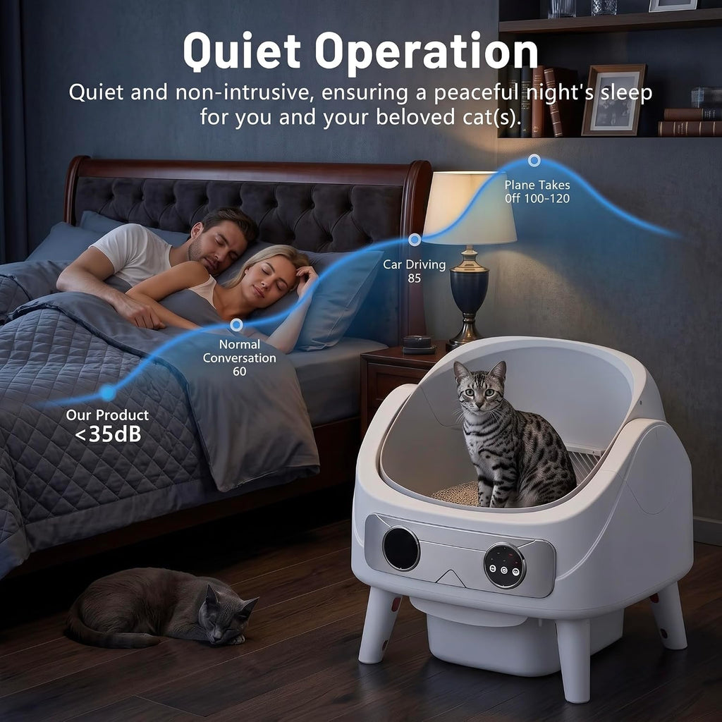 Self Cleaning Litter Box, Automatic Litter Box, self Cleaning cat Litter Box, Automatic cat Litter Box, Arenero para Gatos