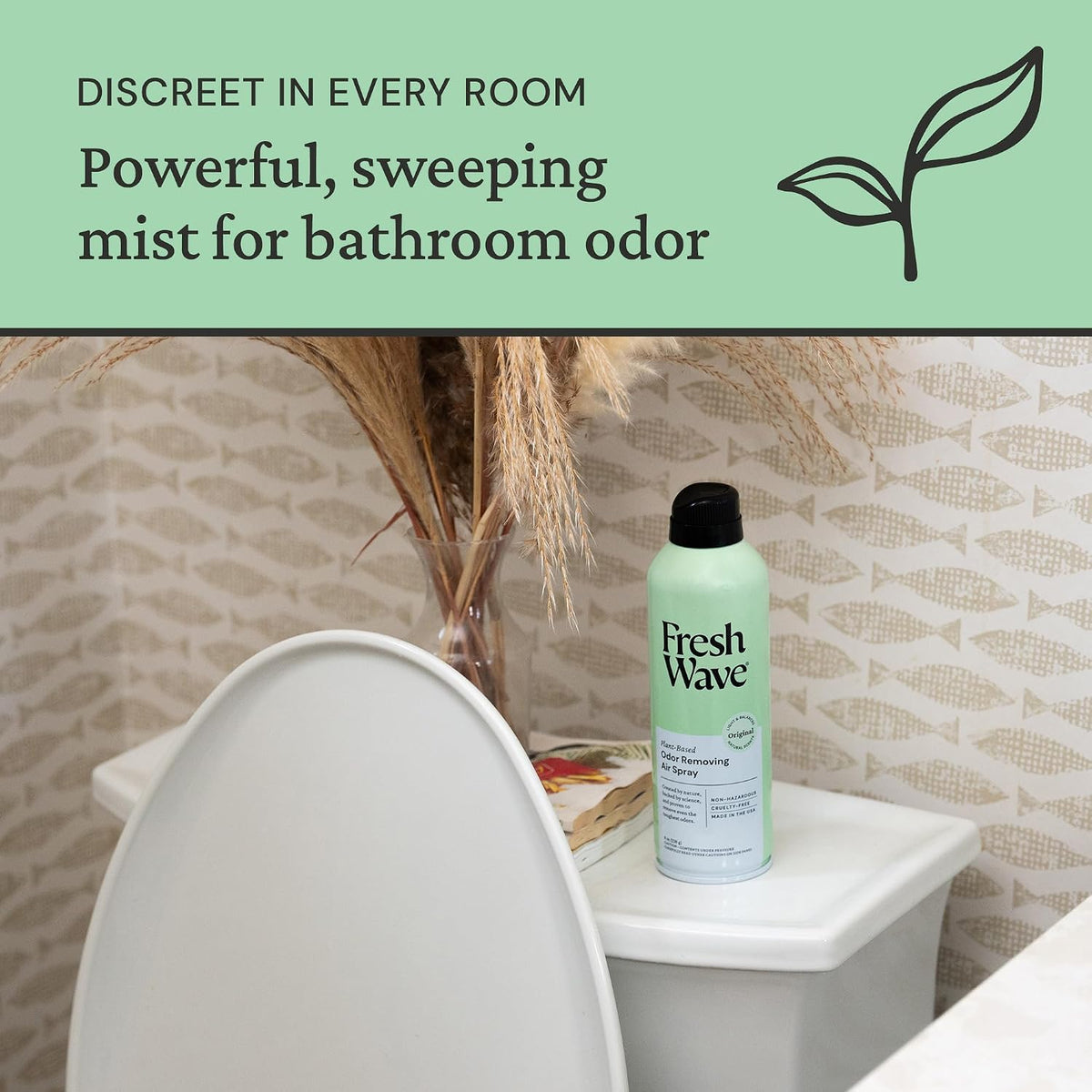 Fresh Wave Original Air Freshener Spray, 8 oz Room Odor Eliminator