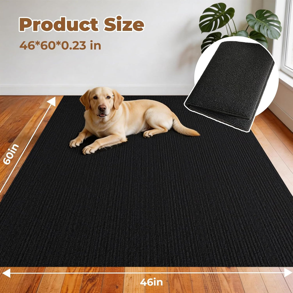 Dog Crate Mat, 46 in X 60 in Dog Playpen Mat Kennel Mat