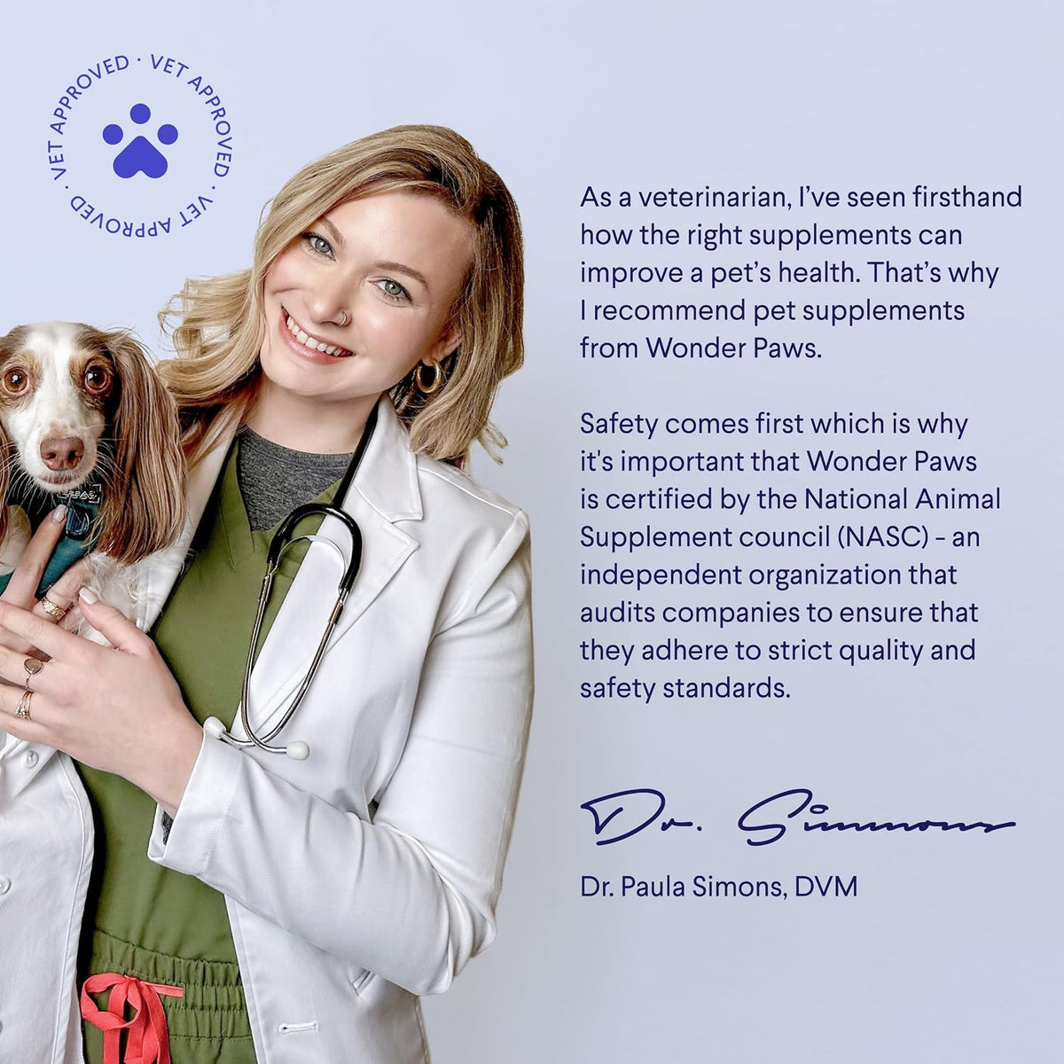 WONDER PAWS Premium Liquid Glucosamine for Dogs Strength Joint Support, Flexibility, Cartilage & Mobility - Hip and Joint Supplement with Chondroitin, MSM, Collagen & Hyaluronic Acid (16 Oz)