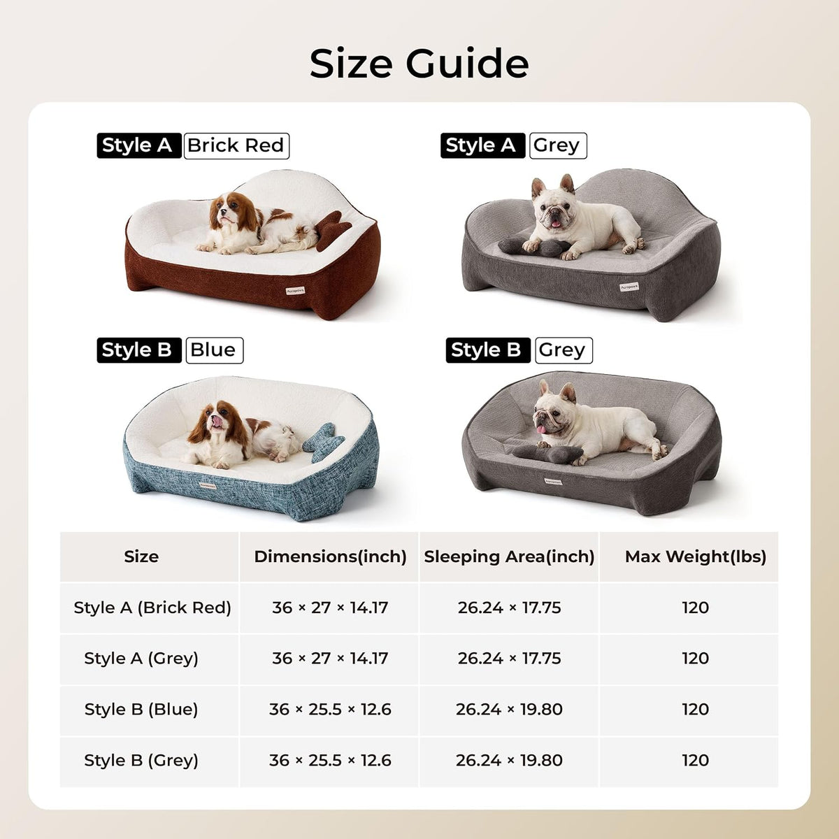 Dog Bed for Medium Sized Dog, Extra Thick Memory Foam, 3 Covers
