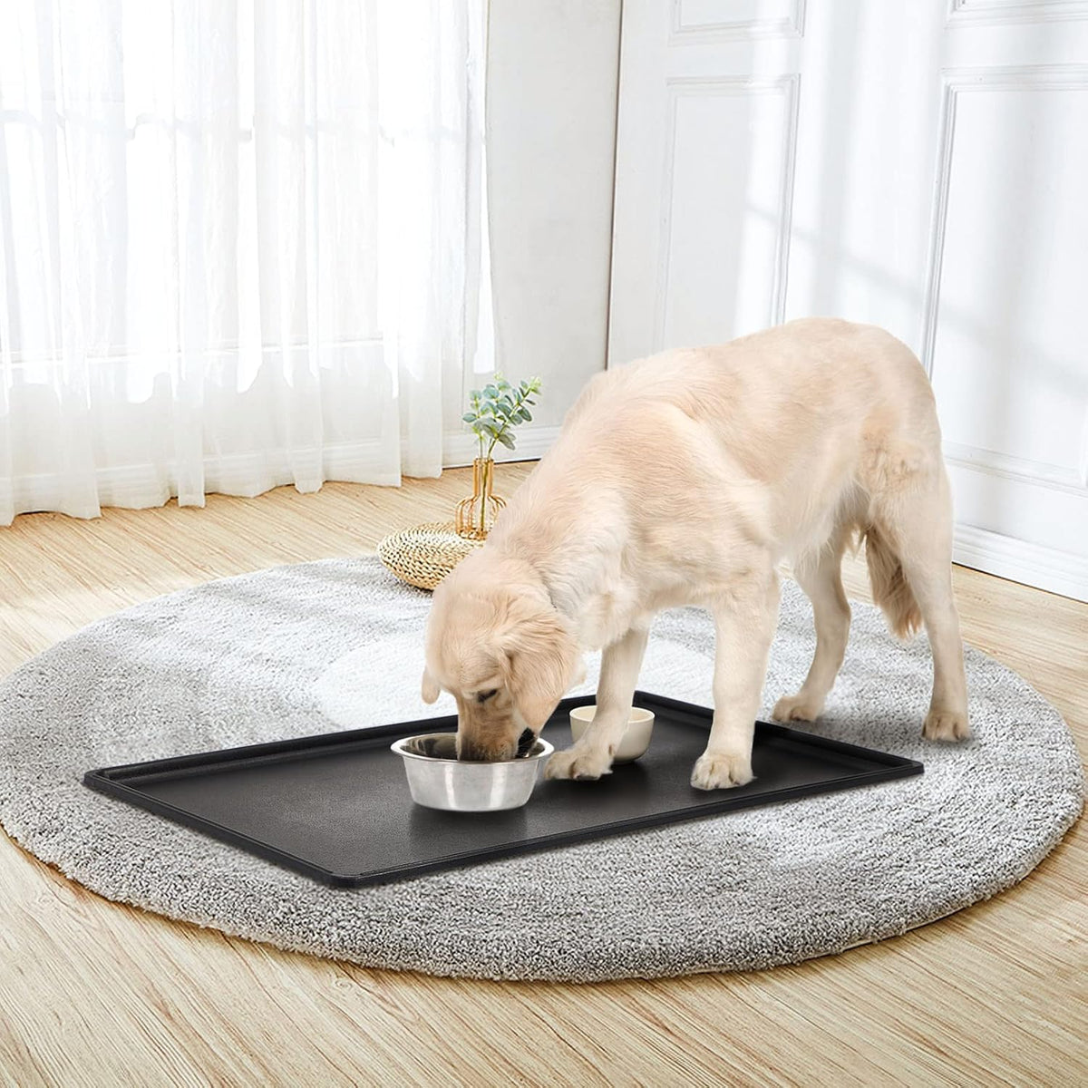 2 Pcs Dog Crate Tray 36" Replacement, Plastic Bottom Pan