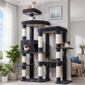 Hey-brother Cat Tree Tower with Stable Extended Base, Big Platform, MPJ078G
