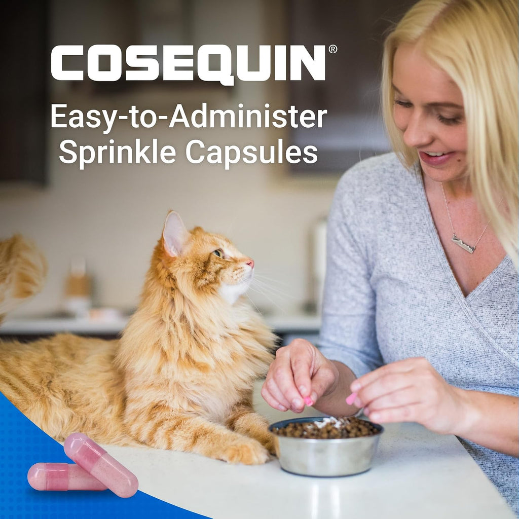 Nutramax Cosequin Joint Supplement for Cats, Easy Sprinkle Capsule, 60ct