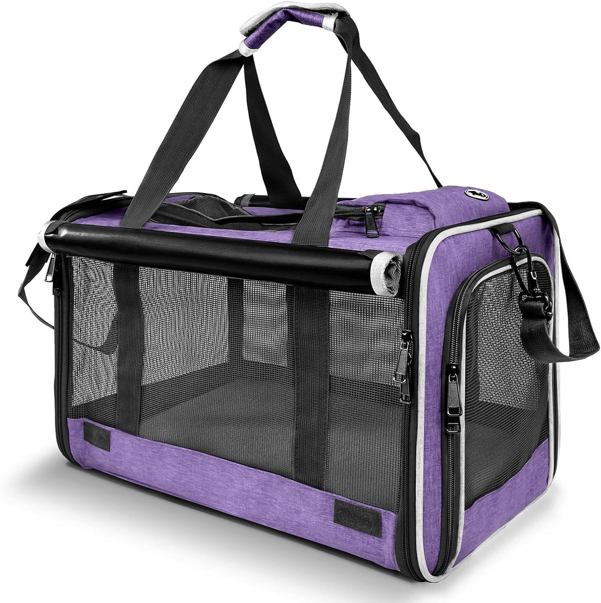 GAPZER Carrying Bag Yorkie Dog Travel Kennel Ventilated Soft Pet Carrier