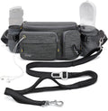 TUDEQU 4-in-1 Hands Free Dog Leash with Large Fanny Pack for Large Dogs