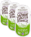 Stella & Chewy's Raw Coated Cat Food - High Protein, Grain-Free Kibble with Cage-Free Duck - Premium Digestive Support with Probiotics - All Natural Small Kibble - Perfect for Picky Eaters - 5 lb Bag