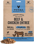Vital Essentials Freeze Dried Cat Food, Beef & Chicken Mini Nibs, 8 oz Bag