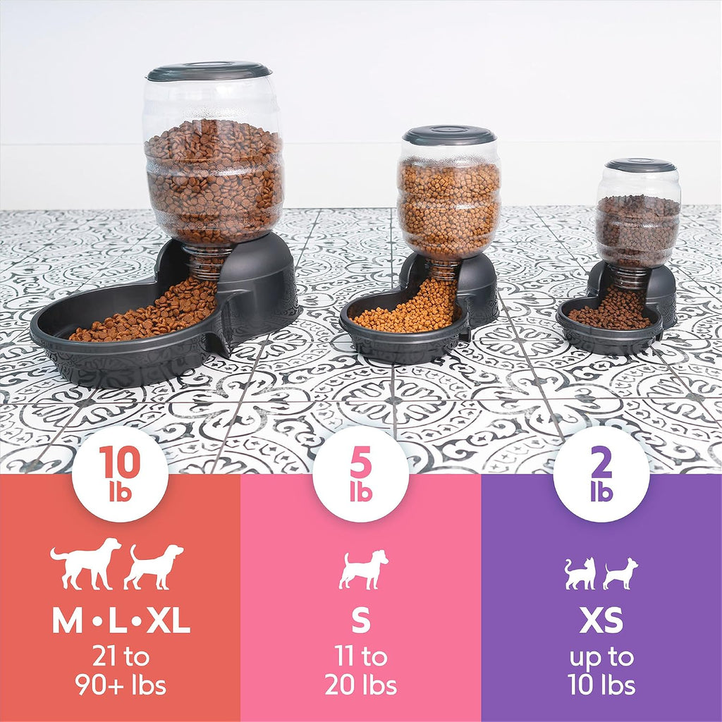 Petmate Replendish Waterer and Feeder Set, 0.5 Gallon Water, 2lbs Food