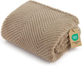 Bedsure Ultra Soft Dog Blankets for Large Dogs 300GSM Fleece, 40x50 Brown