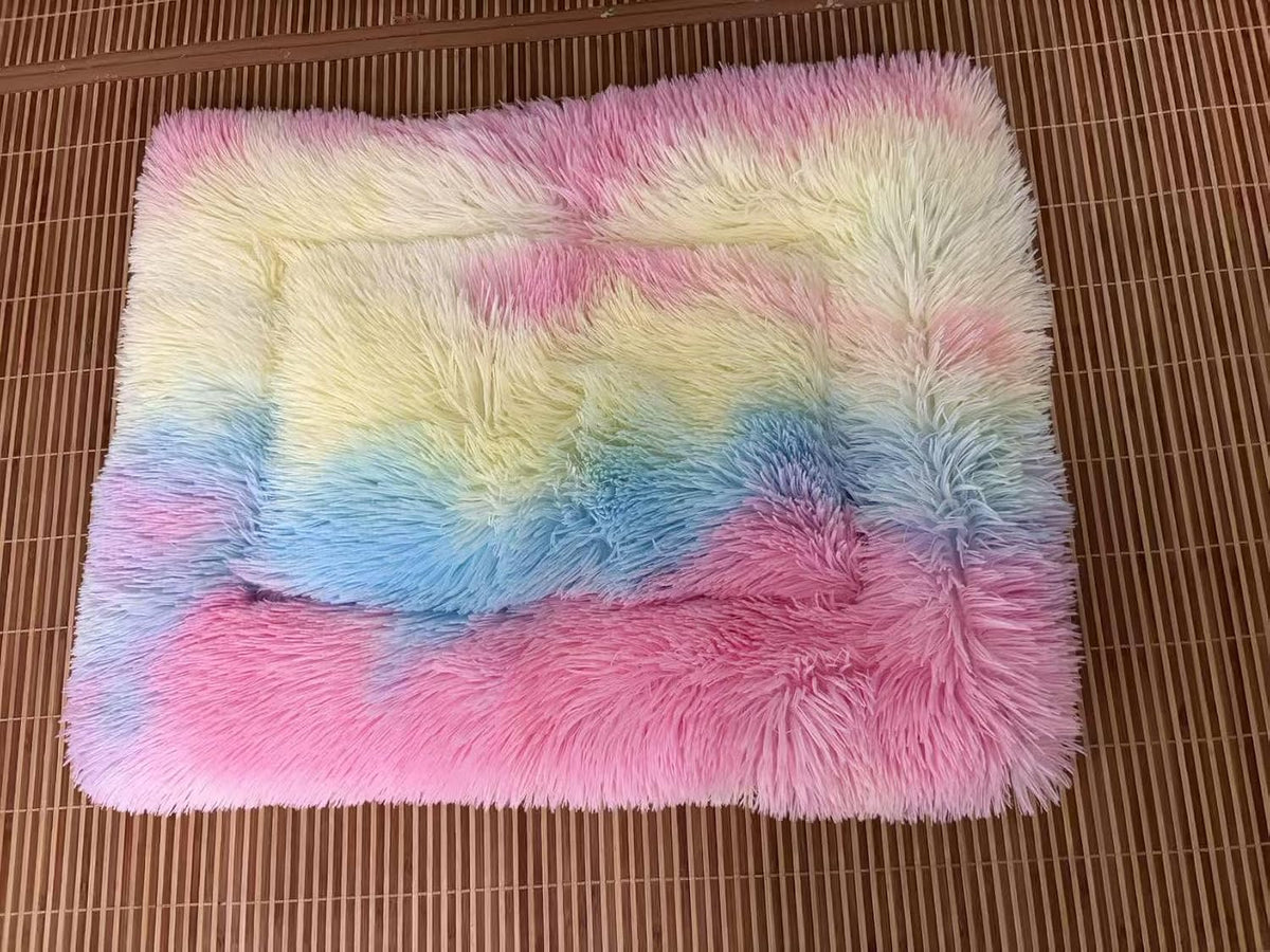 Dog & Cat Bed for Indoor Cats, Machine Washable, Calming Donuts Bed for Pet