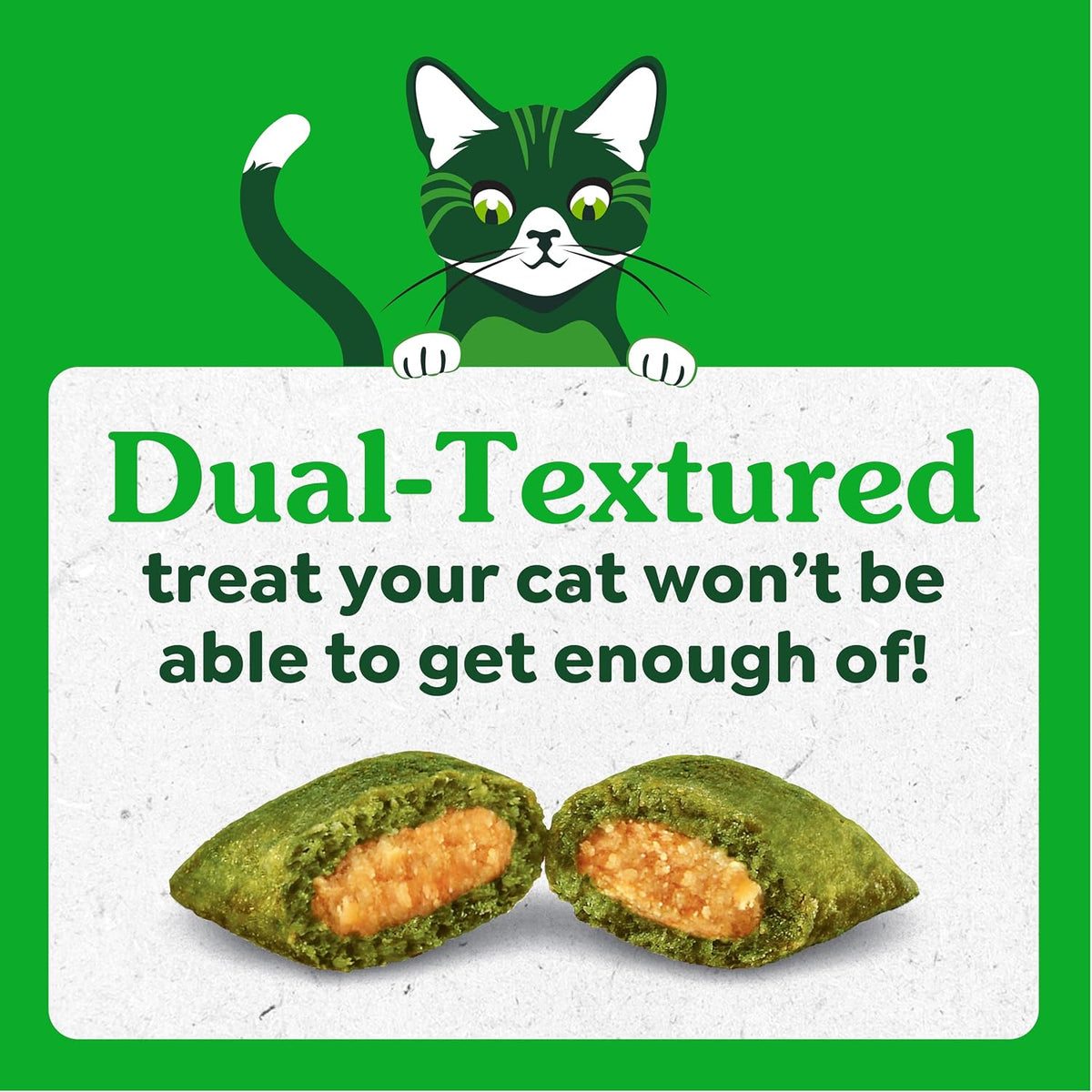 Greenies Feline Smartbites Skin & Fur Health Cat Treats, Chicken, 4.6 oz