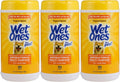 Wet Ones for Pets Antibacterial Dog Wipes, Tropical Splash, 50 Count, 3-Pk | Multi-purpose grooming wipes with aloe vera for paws, face, and body, easy cleanups between baths 