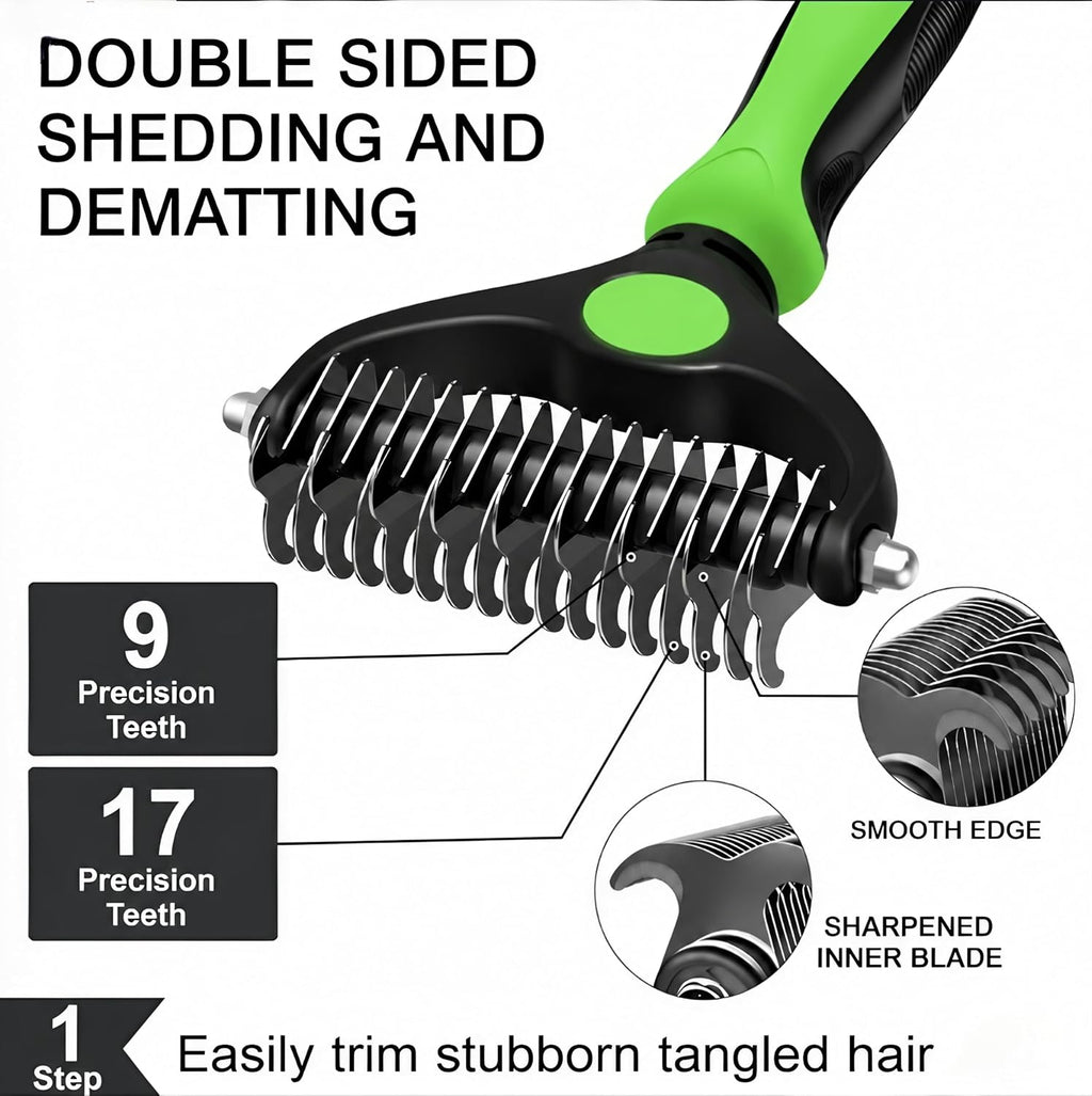 Dog Brush for Shedding,Deshedding Slicker Undercoat Rake Brush for Dog,6PCS