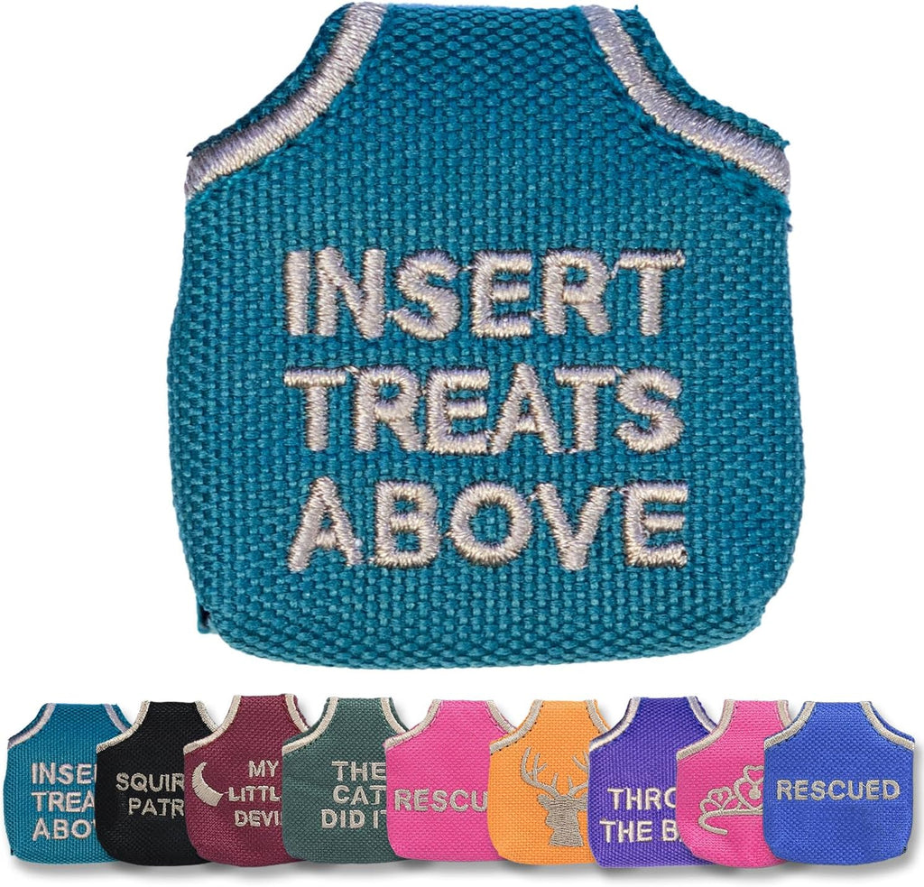 Woofhoof Dog Tag Cover (Brown Insert Treats Above)