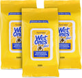 Wet Ones for Pets Deodorizing Dog Wipes, Tropical Splash, 100 Count, 3-Pk | Baking soda formula, moisture-lock seal keeps cloths fresh, suitable for daily grooming between baths 