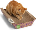 SmartyKat Super Scratcher Chaise Corrugated Cat Scratcher,Catnip Infusion Technology - Brown,One Size,(Pack of 6)